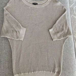 Express metallic knitted sweater
